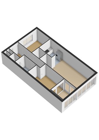 Floorplan - Veilinghavenkade 35, 3521 AT Utrecht